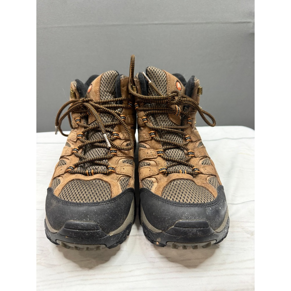 Merrell Moab 2 Mid Ventilator Hiking Boots Mens Brown Suede Mesh 11W - Picture 6 of 11